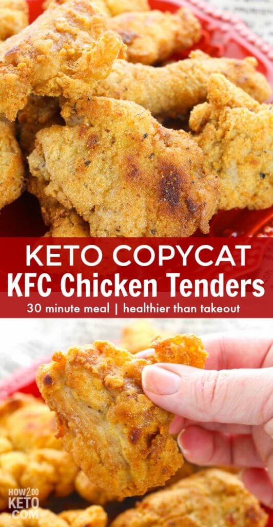 A deliciously crispy (and guilt-free) copycat version of KFC chicken tenders. 