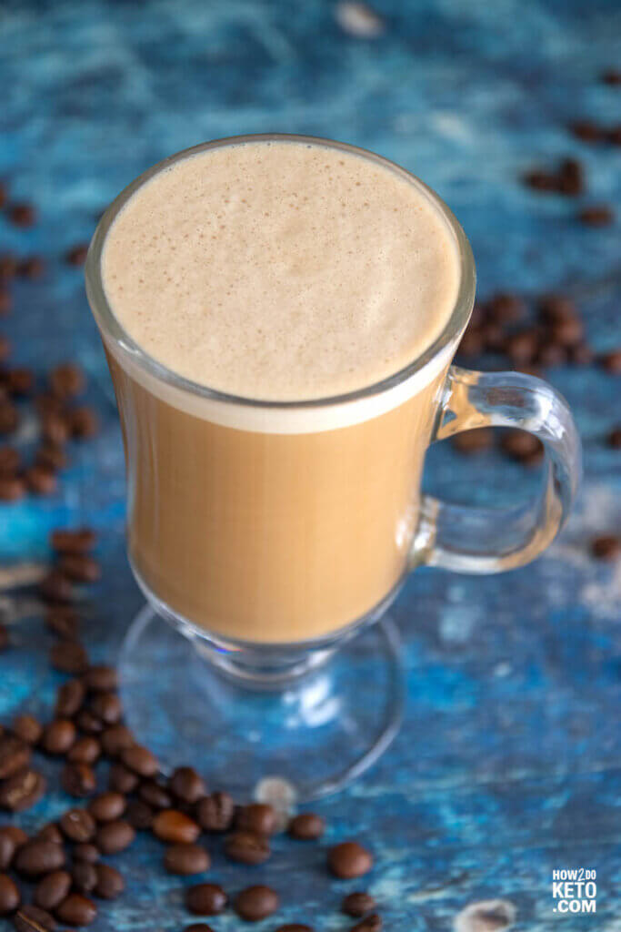 You've never had a coffee like this! Unbelievably rich and creamy, this Keto Bulletproof Coffee Recipe will be your go-to pick me up! Only 3 ingredients and ZERO carbs!