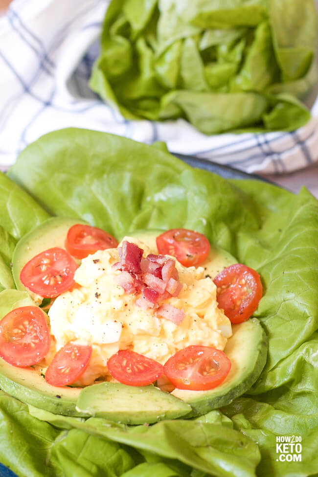 How to make low carb egg salad