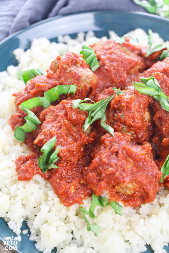 Finally, guilt-free, low-carb Italian!! This Keto Meatball Marinara is a comfort food classic you can enjoy anytime!