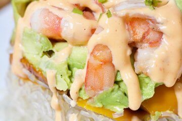 A low carb version of one of our all-time favorite recipes, these Spicy Keto Shrimp Stacks are ridiculously flavorful!