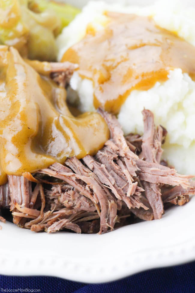 This Instant Pot Mississippi Style Keto Pot Roast so tender you can cut it with a fork! We've taken a comfort food classic and made it keto-friendly (but every bit as flavorful!) 
