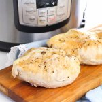 This Instant Pot Chicken Breast is an easy and healthy staple perfect for meal planning! Ready in about 20 minutes and only 1 gram carbs per serving!