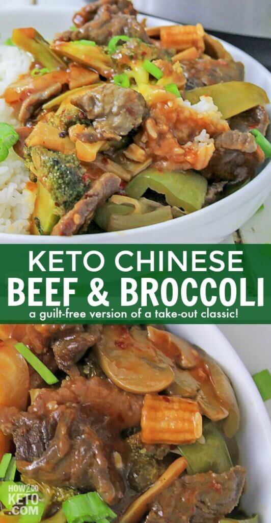 Our Keto Beef and Broccoli Stir-Fry has all the flavor of your favorite takeout dish, without all the carbs! Click for photo step by step recipe!