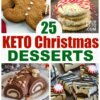 A giant collection of the best Keto Christmas Desserts! Keto Christmas cookies, cupcakes, candy, and more!