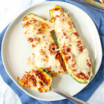 An easy comfort food recipe without the carbs - these delicious Keto Zucchini Boats are easy to make and a guaranteed hit with everyone in the family!