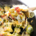 Cheesy and delicious, this Cheesy Brussel Sprout Bake will please even the pickiest of eaters!