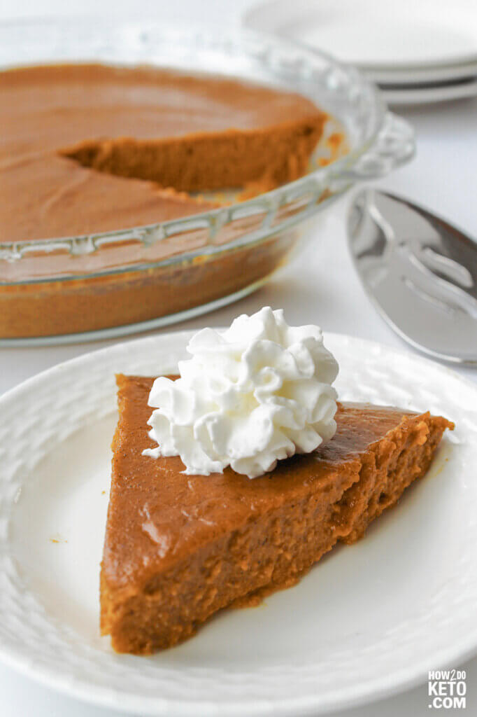 Pumpkin pie is a classic fall dessert and with our Keto Pumpkin Pie, you can freely indulge while keeping a keto diet!