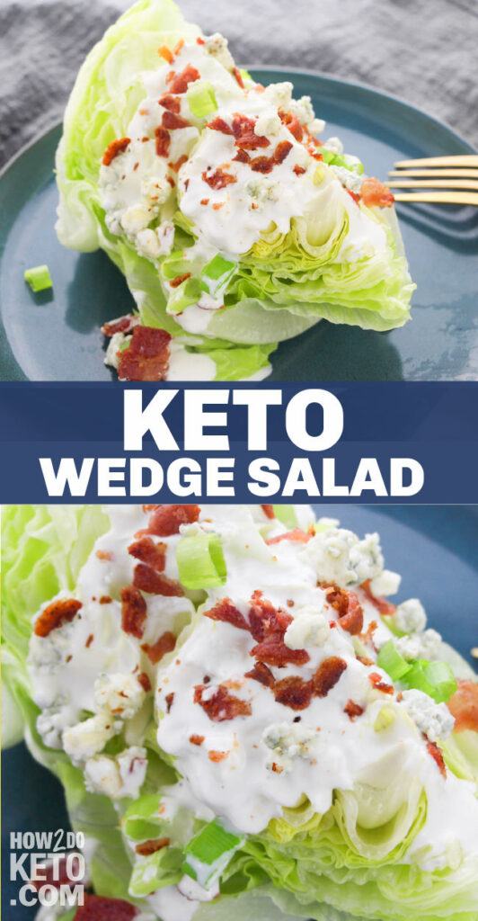 Bring restaurant-style salad home with this Keto Wedge Salad, guaranteed to take your salad to the next level!
