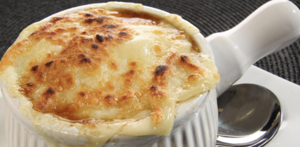 cheesy French onion soup