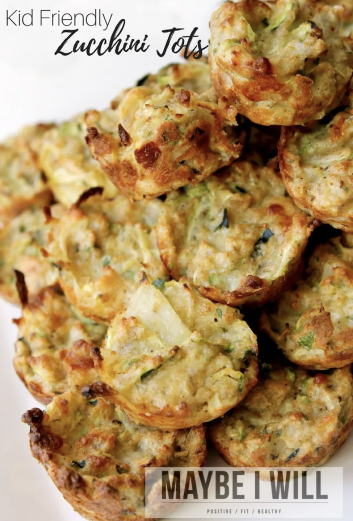 baked zucchini tots