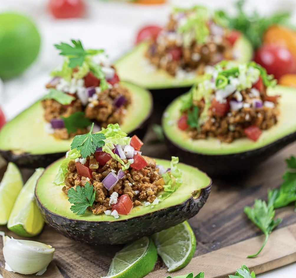 low carb stuffed avocados