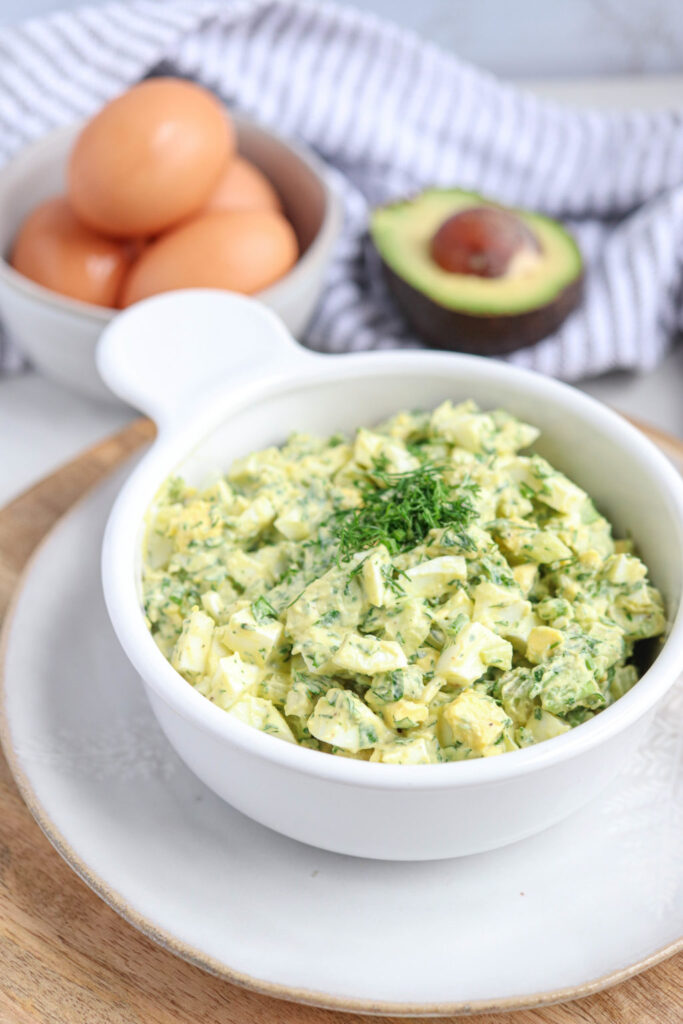 egg salad with herbs