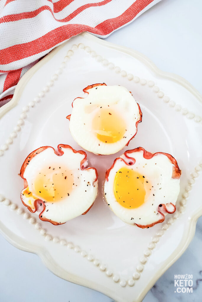 ham and egg breakfast cups