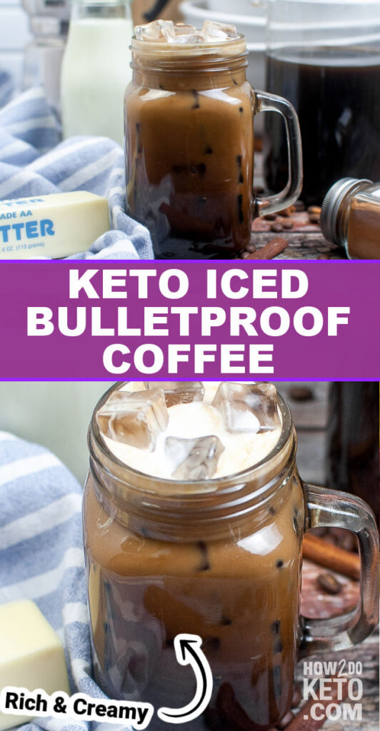Keto Iced Coffee Pinterest Image