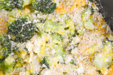 Keto Broccoli Cheese Casserole in a crock pot