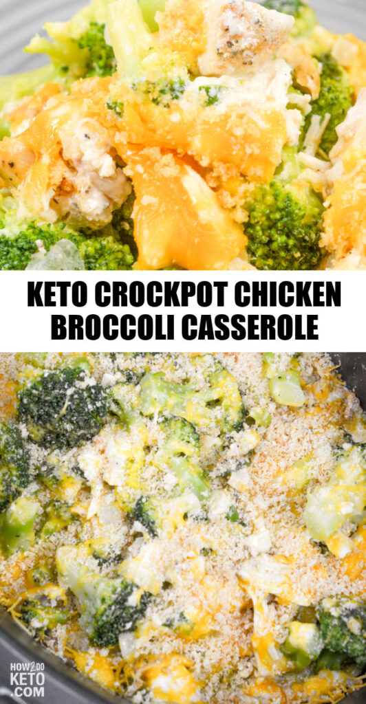 Keto Broccoli Cheese Casserole Pinterest Image