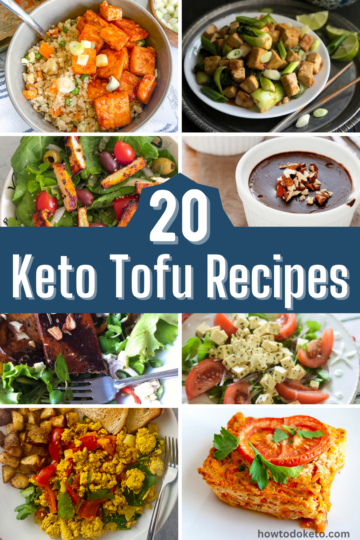 Keto Tofu Recipes Pinterest Image